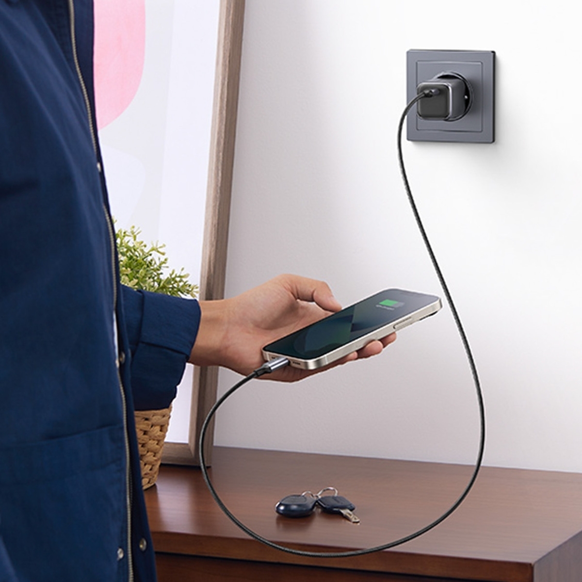 Ugreen Φορτιστής Χωρίς Καλώδιο GaN με Θύρα USB-C 30W Power Delivery Space Gray (Nexode) CD319 - Image 4