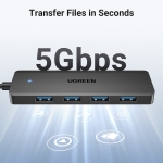 Ugreen USB 3.0 Hub 4 Θυρών με σύνδεση USB-A CM219 - Image 4