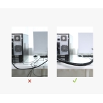 Ugreen Σπιράλ Καλωδίων 25mm 3m Μαύρο LP121 - Image 2