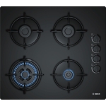 Bosch Εστία Αερίου Αυτόνομη 59x52cm Μαύρη POH6B6B10