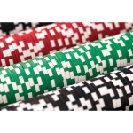 Σετ 500 Μάρκες Poker σε Βαλίτσα με 2 Τράπουλες Τσόχα και 5 Ζάρια 00009538 - Image 2