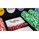 Σετ 500 Μάρκες Poker σε Βαλίτσα με 2 Τράπουλες Τσόχα και 5 Ζάρια 00009538 - Image 4