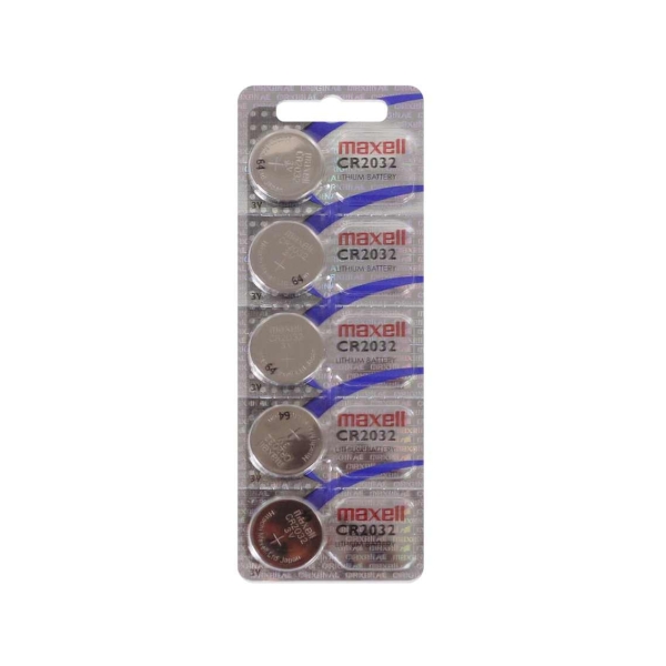 Maxell Μπαταρίες Λιθίου Ρολογιών CR2032 3V Blister 5τμχ