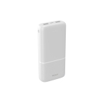 Deltaco Power bank 20 000 mAh, 2x USB-A, 1x USB-C, Pass-through Charging Λευκό PB-C1006 - Image 4