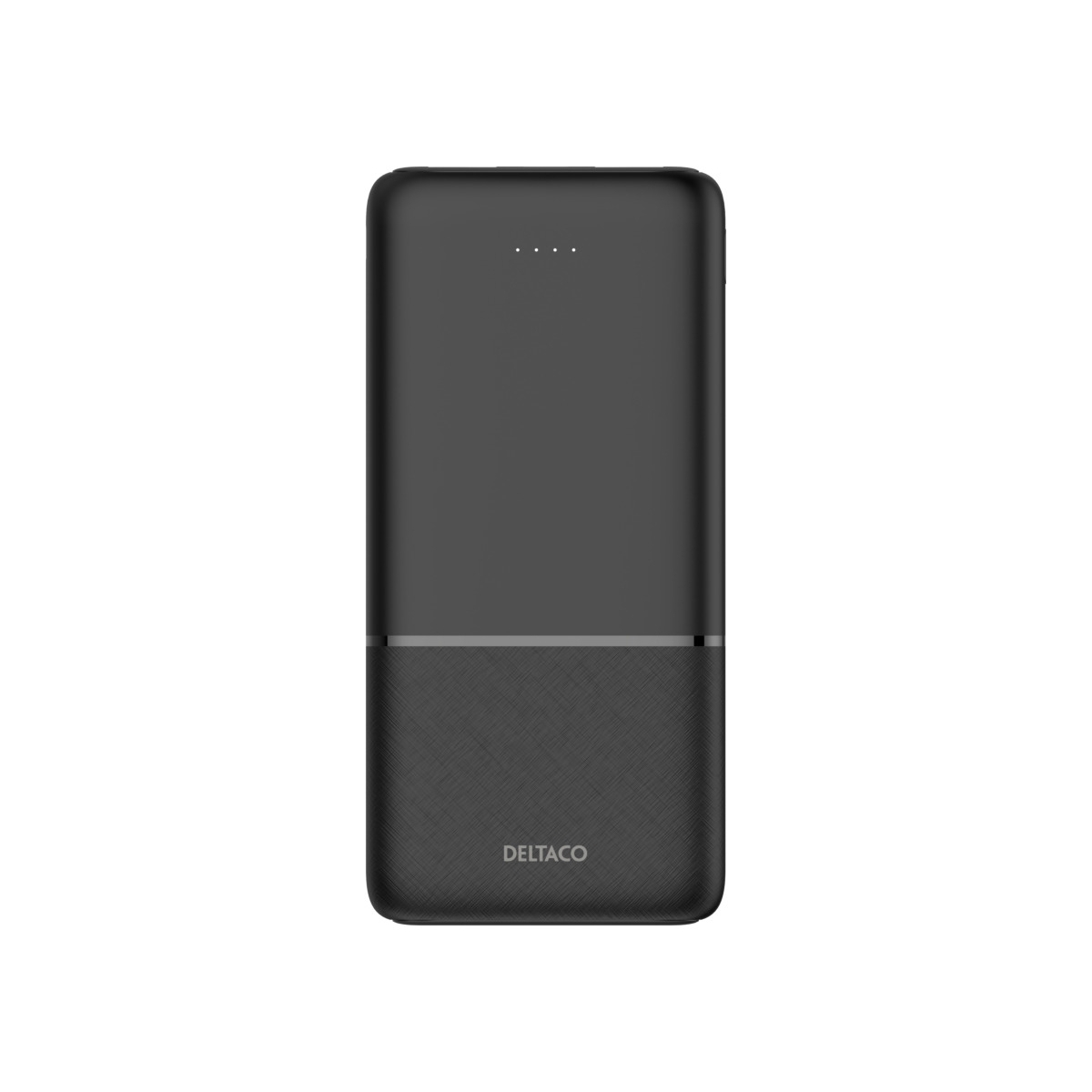 Deltaco Power bank 10 000 mAh, 2x USB-A 18 W, 1x USB-C PD 20 W, Pass-through Charging Μαύρο PB-C1007 - Image 3