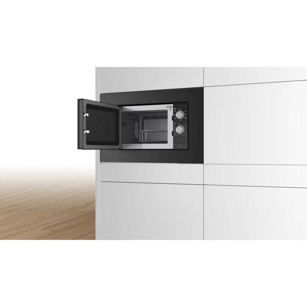 Bosch Εντοιχιζόμενος Φούρνος Μικροκυμάτων με Grill 20lt Μαύρος BEL620MB3 - Image 4