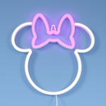 Yellowpop Διακοσμητικό Φωτιστικό Τοίχου LED Neon Disney Minnie Ears 22.8X22.5cm USB A Cable YPDI-MIN-MIN - Image 2