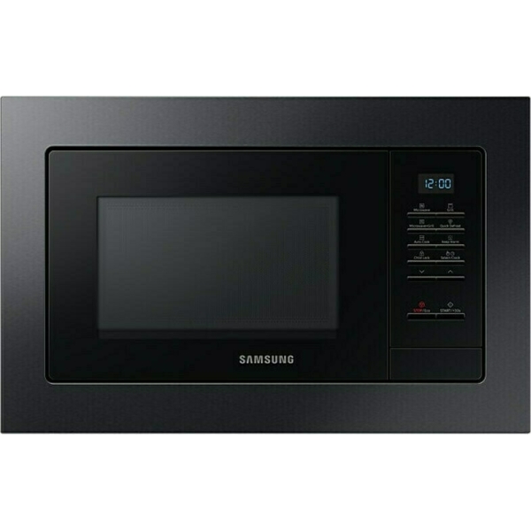 Samsung Εντοιχιζόμενος Φούρνος Μικροκυμάτων με Grill 23lt Μαύρος MG23A7013CA/OL