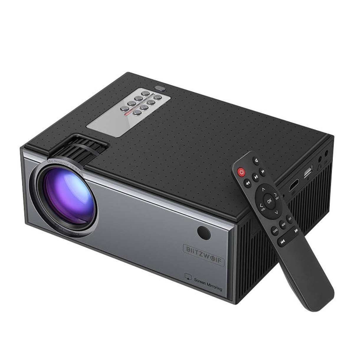 BlitzWolf Projector HD με Ενσωματωμένα Ηχεία Μαύρος BW-VP1-Pro - Image 4
