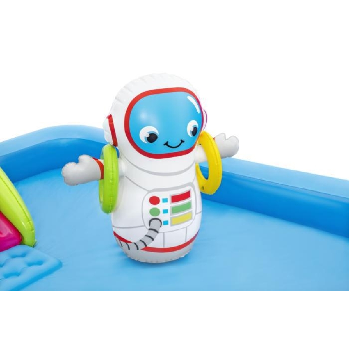 Bestway Παιδική Πισίνα Παιδότοπος PVC Φουσκωτή Little Astronaut 228x206x84cm 53126 - Image 3