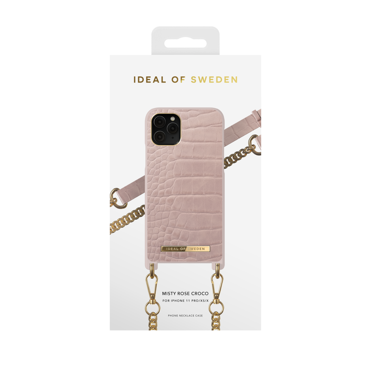 IDEAL OF SWEDEN θήκη λαιμού iPhone 11 Pro/XS/X Misty Rose Croco IDNCSS20-I1958-211 - Image 4