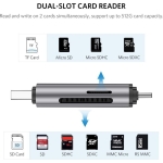 Ugreen 2-in-1 USB 3.0 / USB-C Card Reader - Image 2