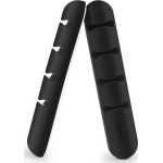 Ugreen Cable Organizer - Αυτοκόλλητο Κλιπ Οργάνωσης Καλωδίων 4 Θέσεων - 2 Τεμάχια - Black (30762)