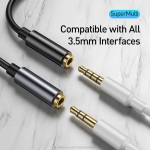 Baseus Αντάπτορας L54 Audio Adapter USB-C to Mini Jack 3,5mm - Μαύρο/Γκρι (CATL54-0G) - Image 3