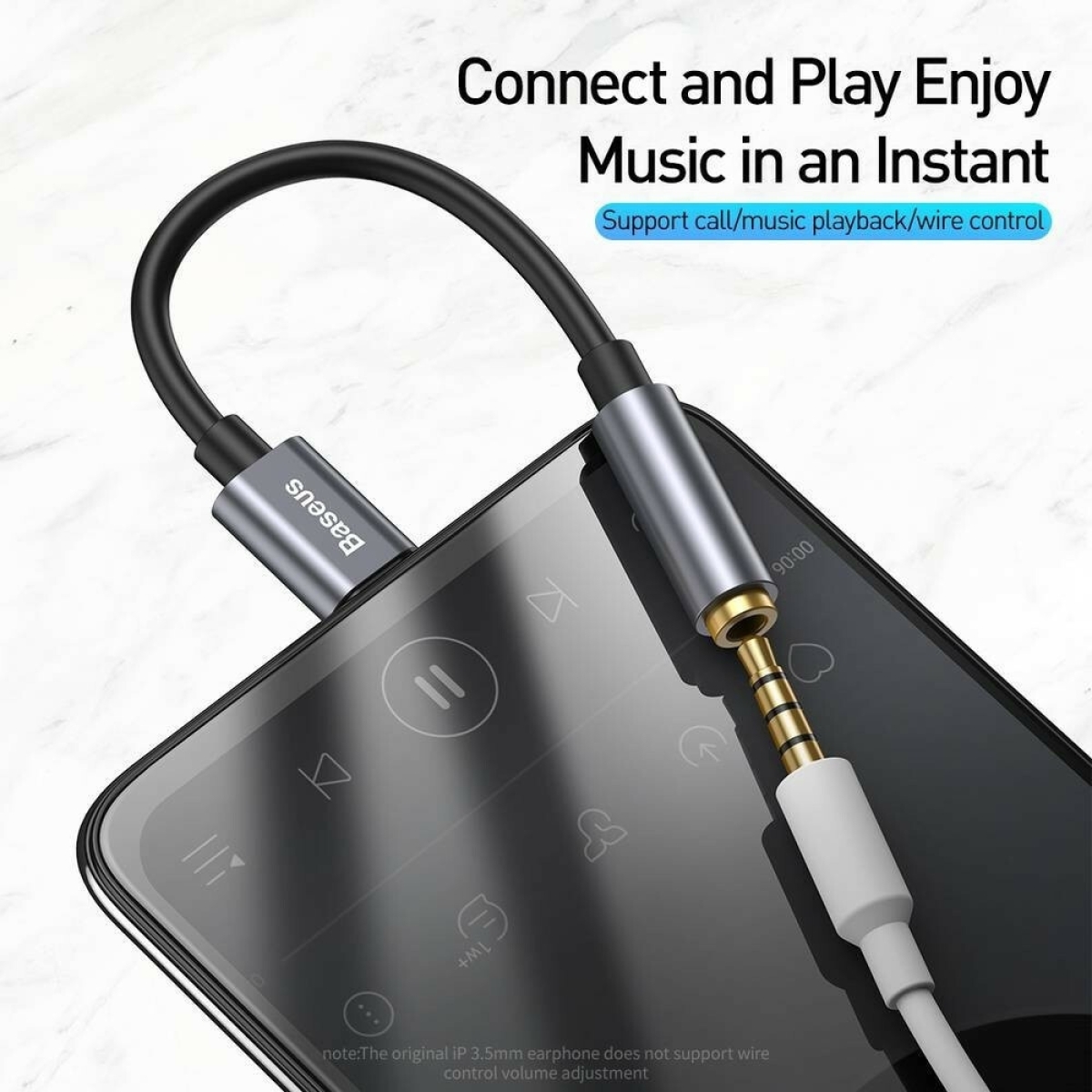 Baseus Αντάπτορας L54 Audio Adapter USB-C to Mini Jack 3,5mm - Μαύρο/Γκρι (CATL54-0G) - Image 4