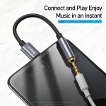 Baseus Αντάπτορας L54 Audio Adapter USB-C to Mini Jack 3,5mm - Μαύρο/Γκρι (CATL54-0G) - Image 4