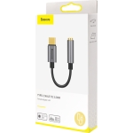 Baseus Αντάπτορας L54 Audio Adapter USB-C to Mini Jack 3,5mm - Μαύρο/Γκρι (CATL54-0G) - Image 2