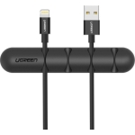 Ugreen Cable Organizer - Αυτοκόλλητο Κλιπ Οργάνωσης Καλωδίων 4 Θέσεων - 2 Τεμάχια - Black (30762) - Image 2