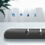 Ugreen Cable Organizer - Αυτοκόλλητο Κλιπ Οργάνωσης Καλωδίων 4 Θέσεων - 2 Τεμάχια - Black (30762) - Image 3