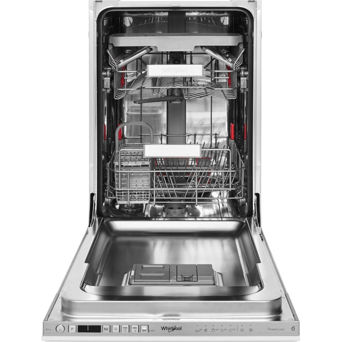 Whirlpool Πλήρως Εντοιχιζόμενο Πλυντήριο Πιάτων για 10 Σερβίτσια Π44.8xY82εκ. WSIO 3T223 PCE X - Image 2