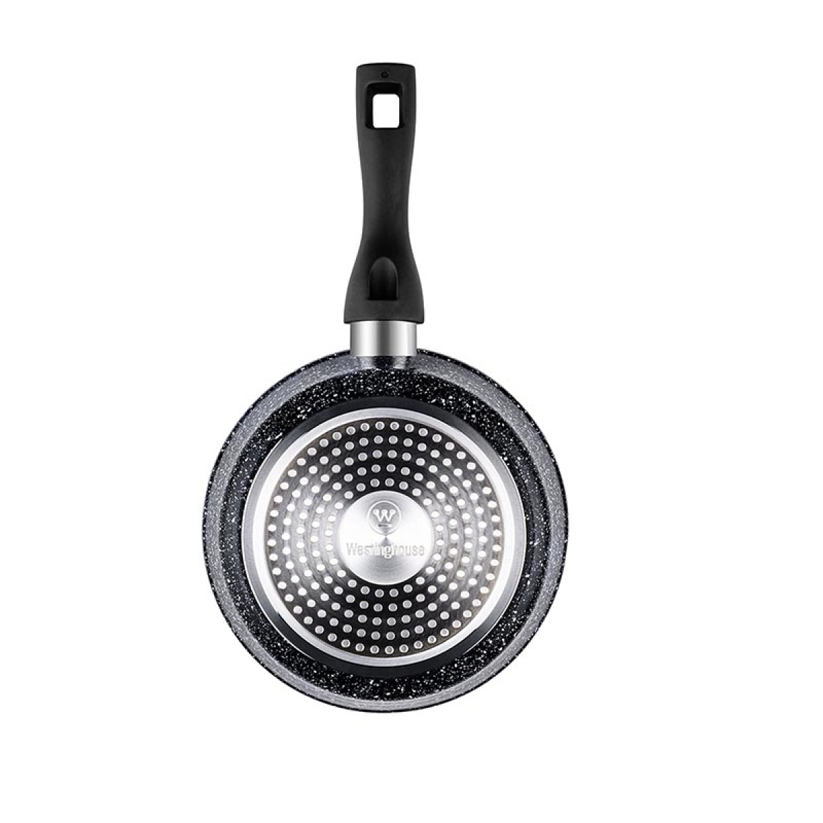 WESTINGHOUSE WCSP0009018MBB Κατσαρολάκι Γάλακτος 18cm 1.7L Αντικολλητικό Μάρμαρο με Γυάλινο Καπάκι - Image 3