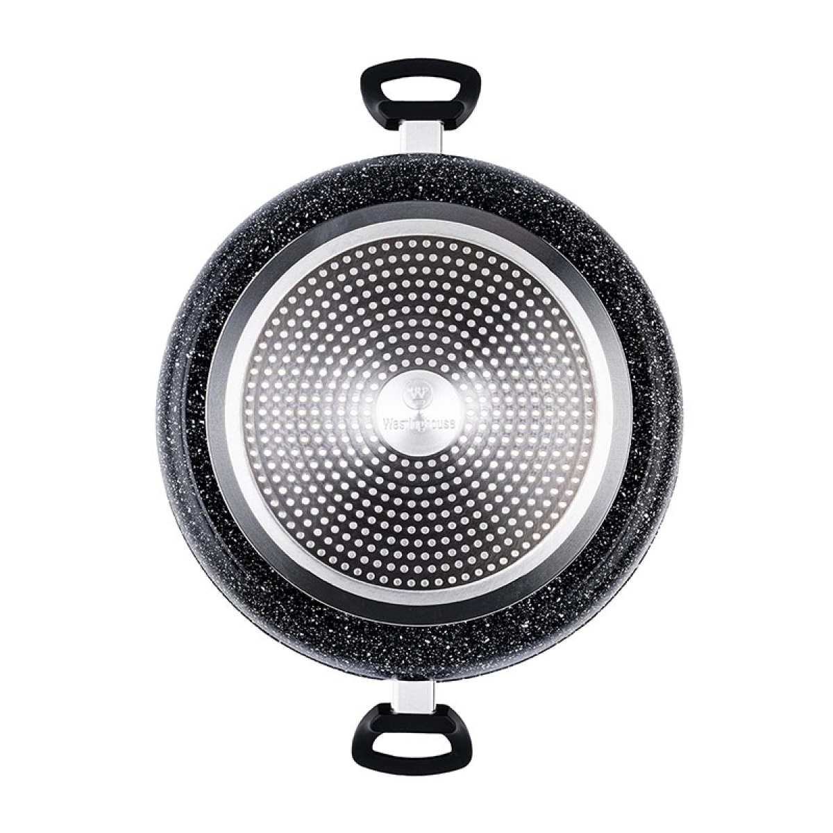 WESTINGHOUSE WCCC0009L28MBB Ρηχή Κατσαρόλα 28cm 4.5L Αλουμινίου με Επίστρωση Μάρμαρου Μαύρο - Image 2