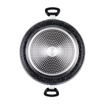 WESTINGHOUSE WCCC0009L28MBB Ρηχή Κατσαρόλα 28cm 4.5L Αλουμινίου με Επίστρωση Μάρμαρου Μαύρο - Image 2