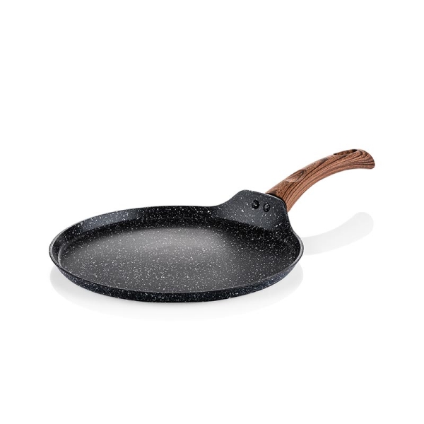 WESTINGHOUSE WCFP0085C28MBB Κρεπιέρα 28cm Αλουμινίου Αντικολλητική Μαύρο Μάρμαρο