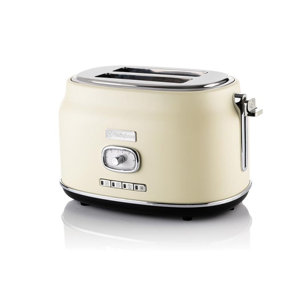 Westinghouse WKTTB857RD Retro Vanilla White Φρυγανιέρα 2 Θέσεων