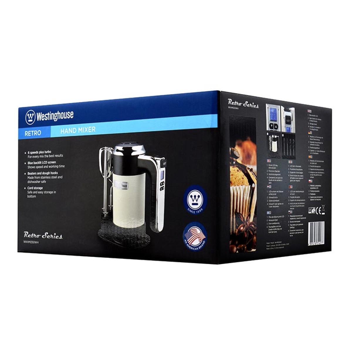 Westinghouse Retro WKHM250WH Μίξερ Χειρός 350W - Λευκό - Image 2