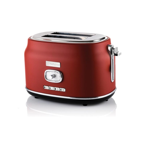 WESTINGHOUSE WKTTB857RD Retro Series Φρυγανιέρα 2 Θέσεων 815W Κόκκινη