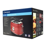 WESTINGHOUSE WKTTB857RD Retro Series Φρυγανιέρα 2 Θέσεων 815W Κόκκινη - Image 2