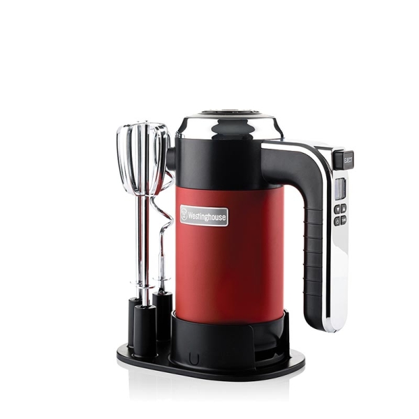 WESTINGHOUSE WKHM250RD Μίξερ Χειρός Κόκκινο – Retro Series 350W με Βάση