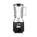 WESTINGHOUSE WKBE221BK Retro Series Μπλέντερ 1.5L 600W Μαύρο με Γυάλινη Κανάτα
