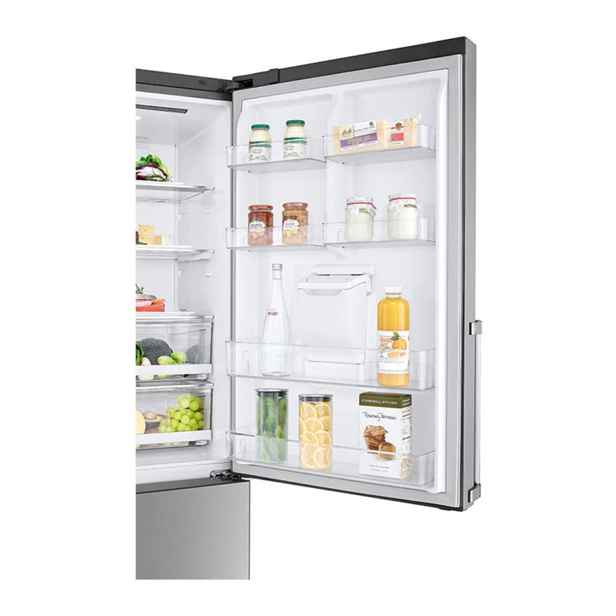 LG Ψυγειοκαταψύκτης 461lt Total NoFrost Υ185xΠ70.5xΒ74εκ. Inox GBF567PZCMB - Image 4