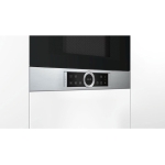 Bosch Εντοιχιζόμενος Φούρνος Μικροκυμάτων 21lt Inox BFL634GS1 - Image 4