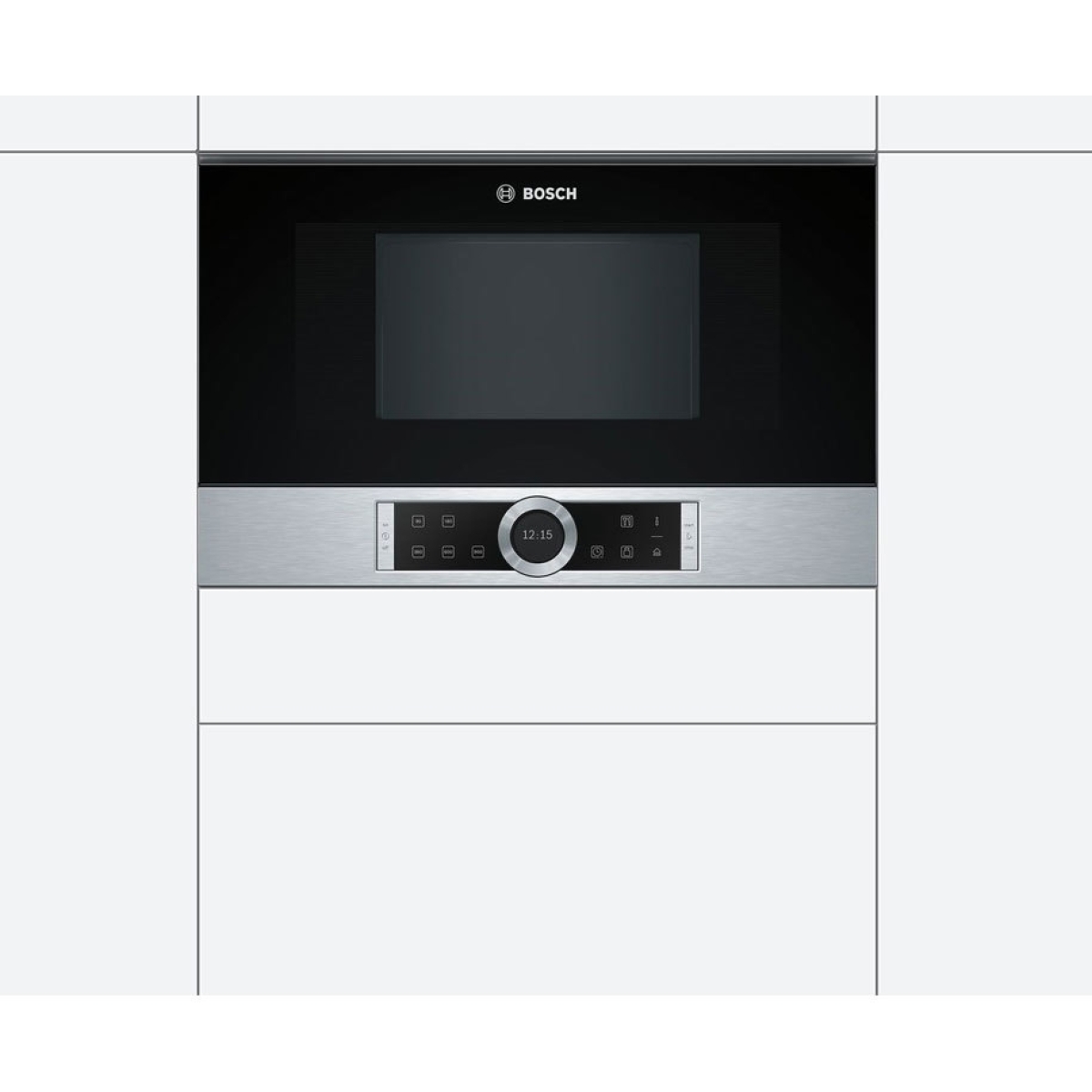 Bosch Εντοιχιζόμενος Φούρνος Μικροκυμάτων 21lt Inox BFL634GS1 - Image 3