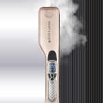 SAINT ALGUE Demeliss Titanium Πρέσα Μαλλιών Ατμού 250W με Κεραμικές Πλάκες Χρυσή - Image 3