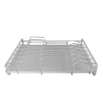Moonstone Στεγνωτήρας Νεροχύτη από Διατομίτη ILUKA 8x30x39.5cm Γκρι/Ασημί MOO-EGOUT-ILUKA-SIL