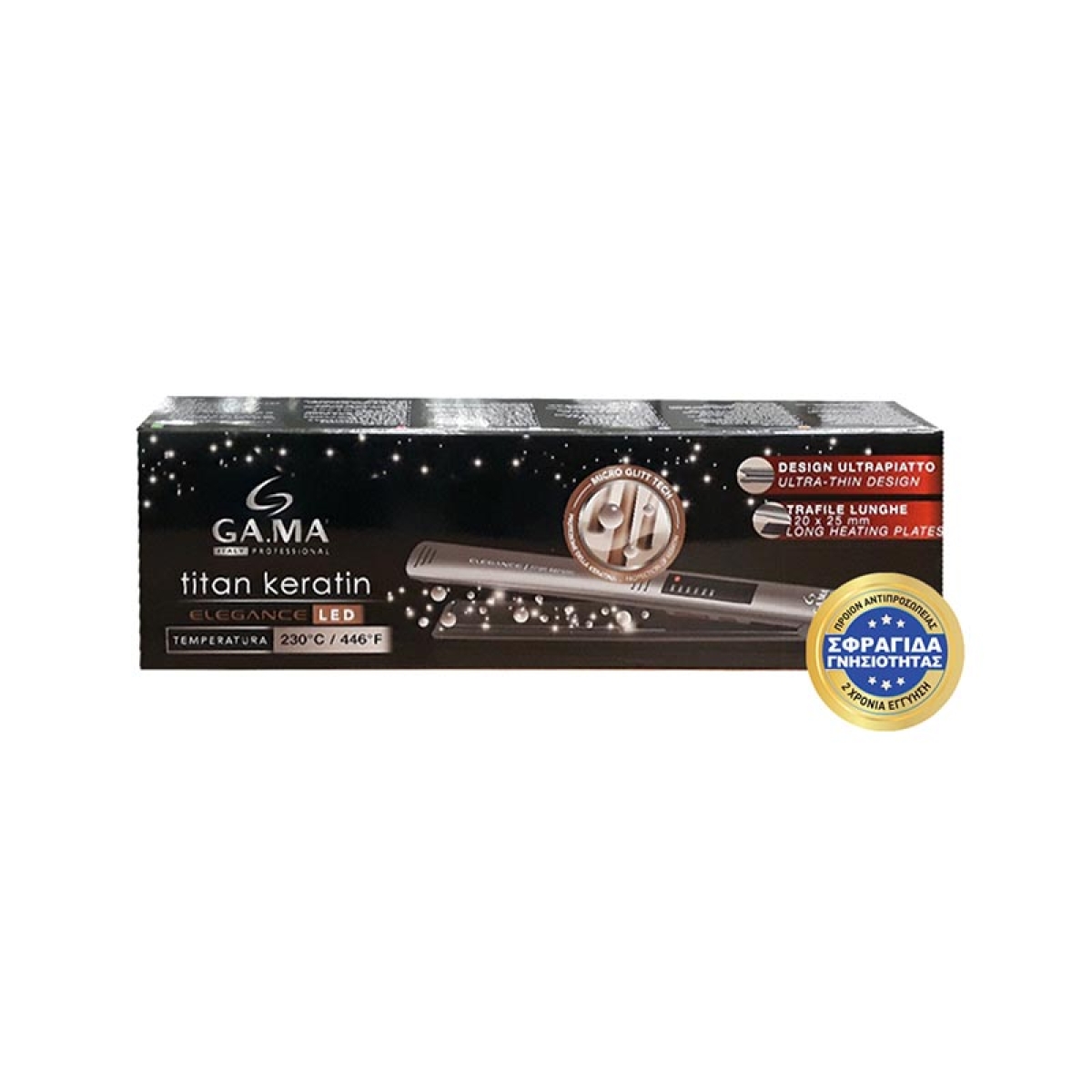 GA.MA Elegance Titan Keratin 37275 Ισιωτική Μαλλιών Γκρι - Image 2