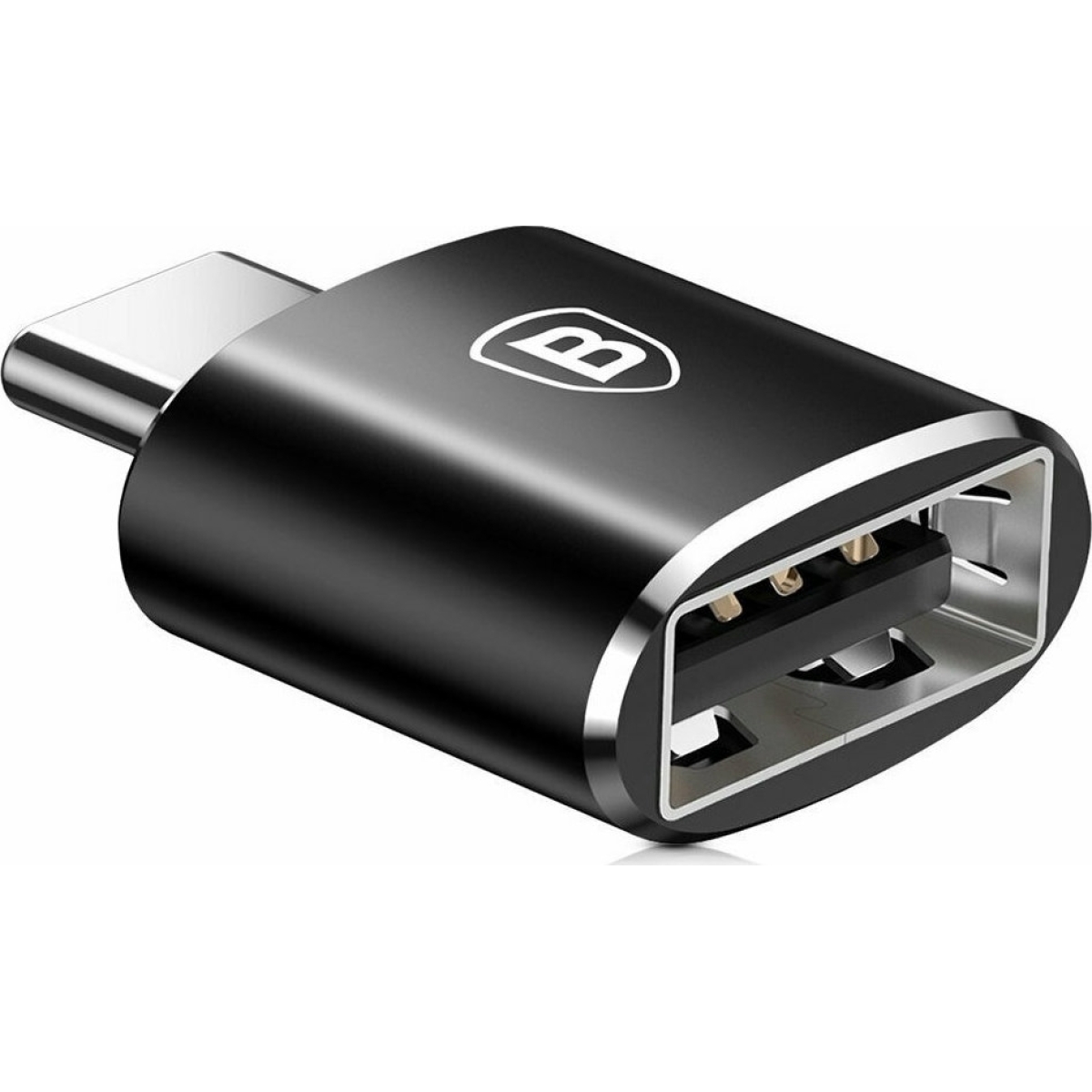 Baseus Αντάπτορας mini USB σε USB-C OTG Μαύρο CATOTG-01 - Image 3