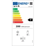Arielli Ψυγείο Δίπορτο 87lt Υ85xΠ47xΒ50εκ. Λευκό ARD-113FN - Image 3