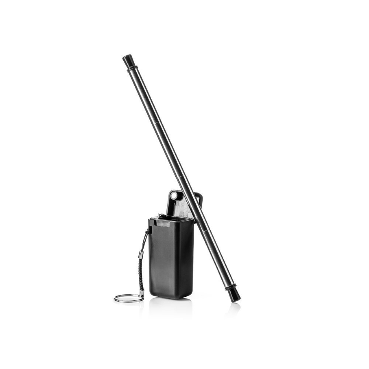 Gadget Master Πτυσσόμενα μεταλλικά καλαμάκια με θήκη - Image 4