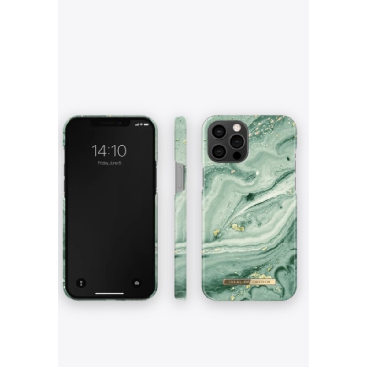 IDEAL OF SWEDEN θήκη Fashion iPhone 12 Pro Max Mint Swirl Marble IDFCSS21-I2067-258 - Image 4
