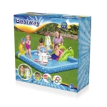 Bestway Παιδική Πισίνα Παιδότοπος PVC Φουσκωτή Little Astronaut 228x206x84cm 53126 - Image 4