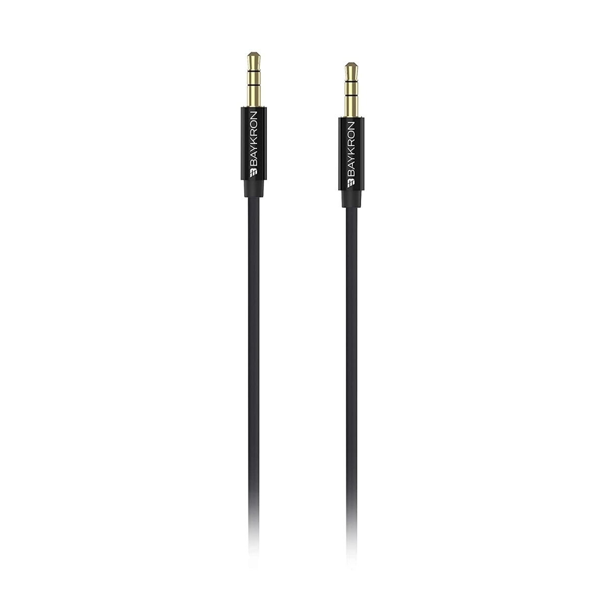 Baykron Καλώδιο Ήχου 3.5mm male - 3.5mm Stereo 24 Gold Plated 1.5m BKR-SL-J2J-BLK1.5 - Image 2