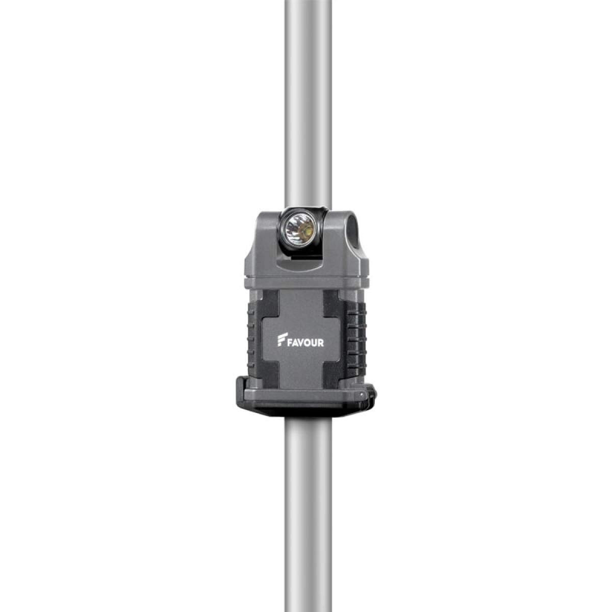 FAVOUR T2342 Φακός LED Μπαταρίας 160lm Αδιάβροχος IP64 με Μαγνητικό Κλιπ Γκρι - Image 4
