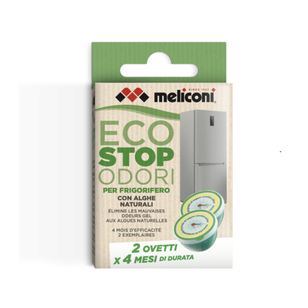Meliconi Gel Φίλτρο Οσμών Ψυγείου ECO ODORS STOP FRIDGE 621030 - Image 2
