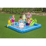 Bestway Παιδική Πισίνα Παιδότοπος PVC Φουσκωτή Little Astronaut 228x206x84cm 53126 - Image 2