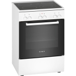 Bosch Κουζίνα 66lt με Κεραμικές Εστίες Π60εκ. Λευκή HKA090220